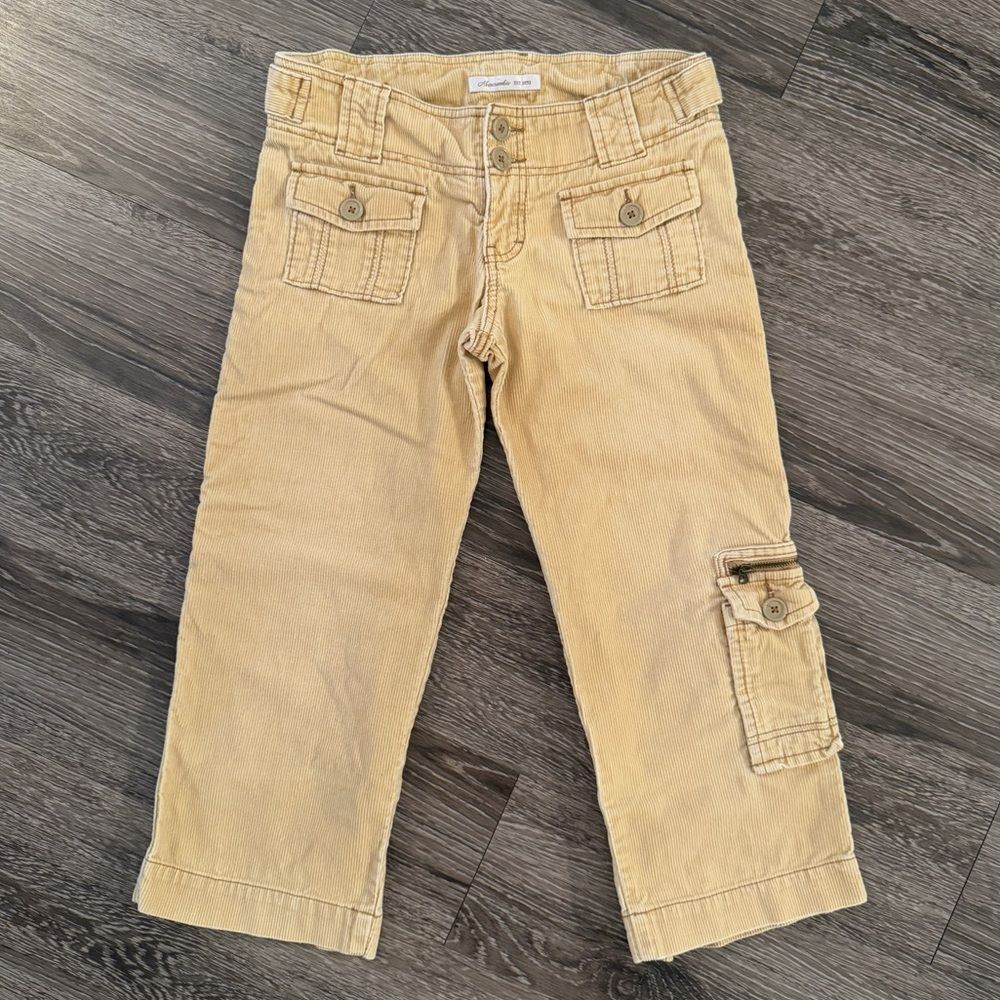 Abercrombie & Fitch Vintage Y2k Corduroy Capris